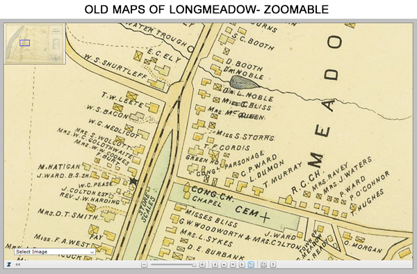 zoomable old maps of Longmeadow